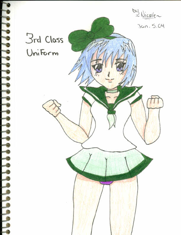 3rd Class Uniform -School Girl- by FighterMisao
