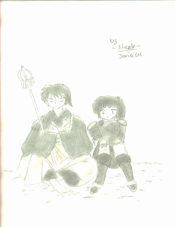 .....Miroku and Sango..... by FighterMisao