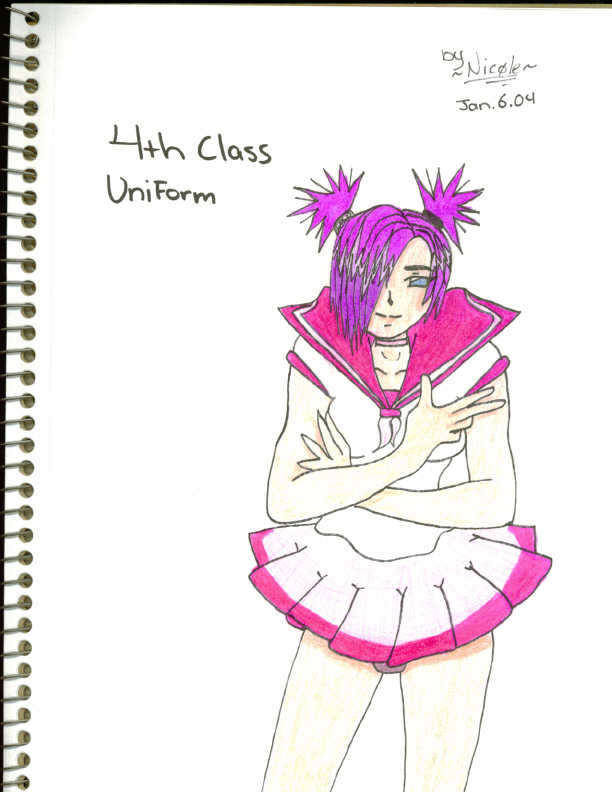 4th Class Uniform -School Girl- by FighterMisao