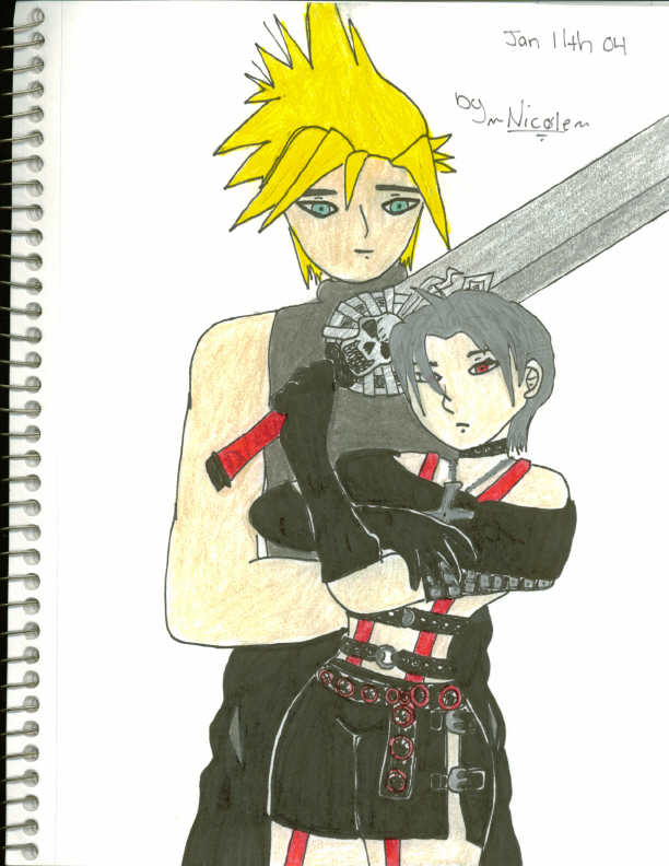 Cloud and Paine by FighterMisao