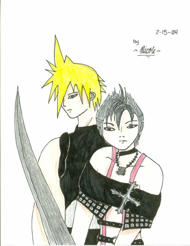 Cloud and Paine again (request) by FighterMisao