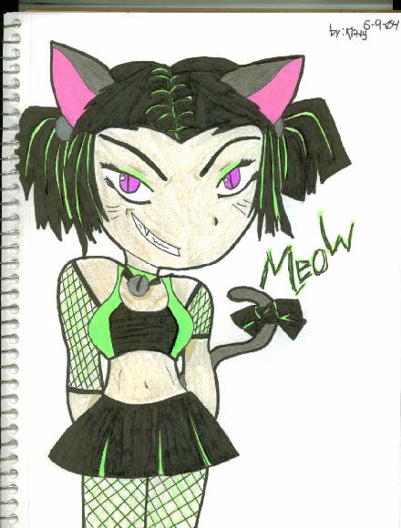 Chibi Kewt-ness as Gothic Kitty by FighterMisao