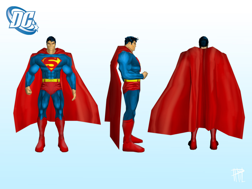 Superman 3D Model by Fil