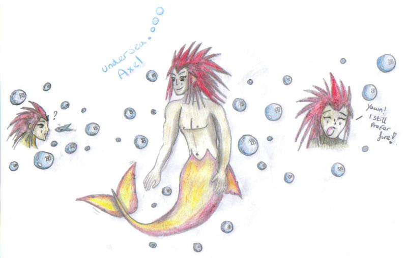 Undersea Axel by Finalkingdomheartsfantasy