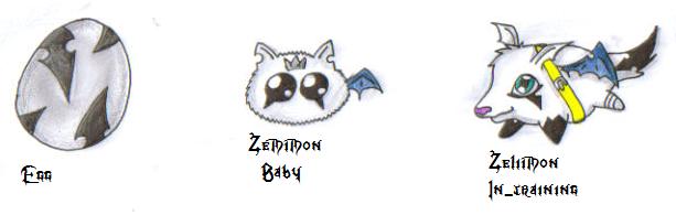 Egg, Zemimon, Zeliimon by Finalkingdomheartsfantasy