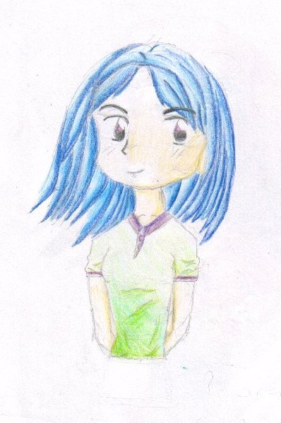 Blue Haired Girl O_o by FireBringer