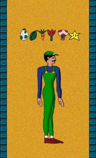 Egyptian Luigi by FireCamel