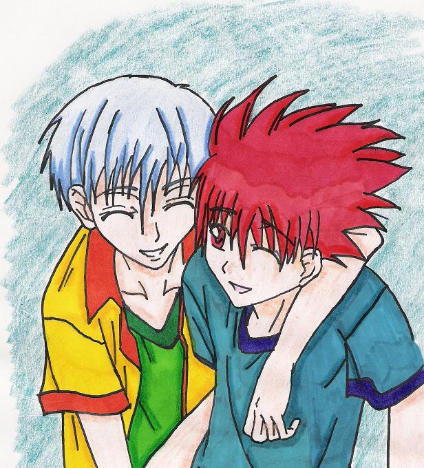 Satoshi and Daisuke by FireDoll03