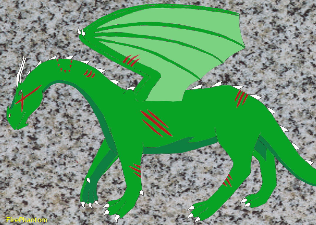 Battle Scarred Dragon by FirePhantom24