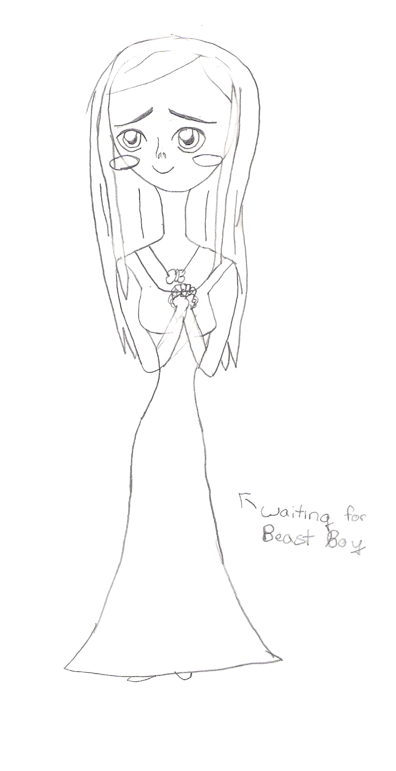 Terra in Prom Dress(uncolored) by Firey