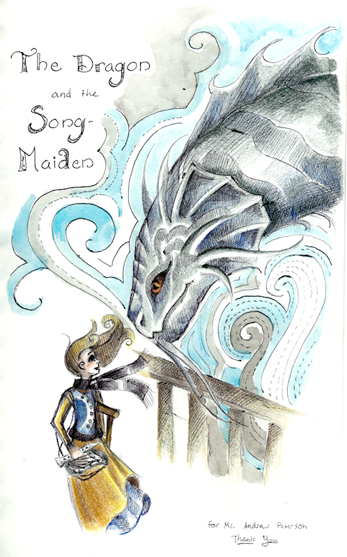The Dragon and the Song-Maiden by Firiel