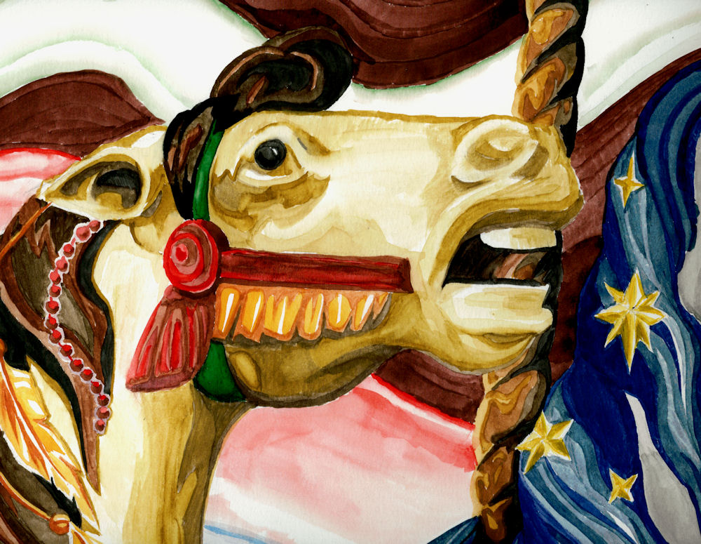 Carousel Horses - Detail by Firiel