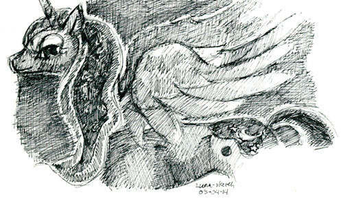 Luna-sketch by Firiel
