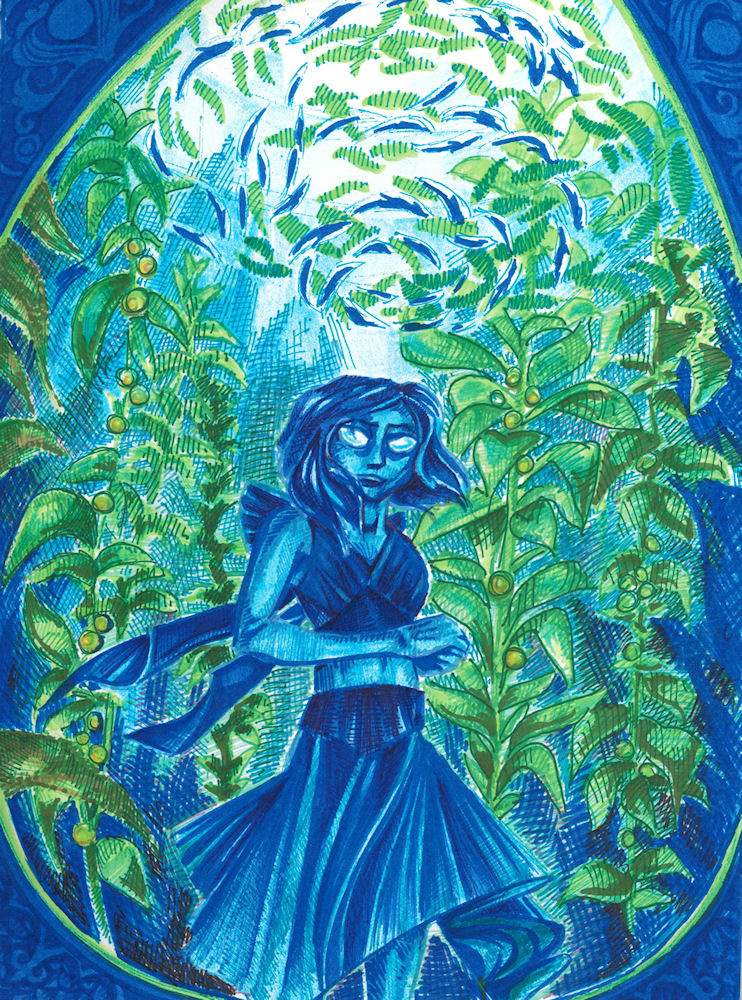 theme challenge - water - lapis lazuli by Firiel