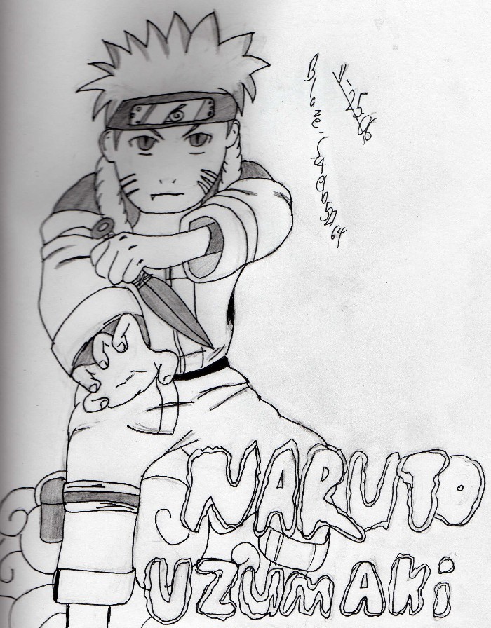 Naruto: My first attempt by FlameMaster