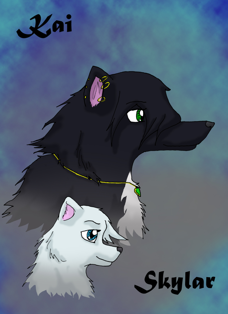 Kai and Skylar by FlameShadow