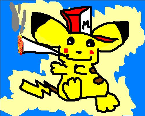 pikachu dude by Flaming_Cow