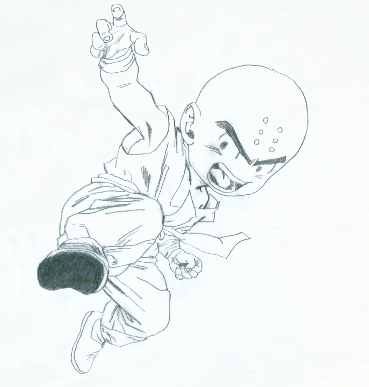 Krillin by Flaming_Kyo