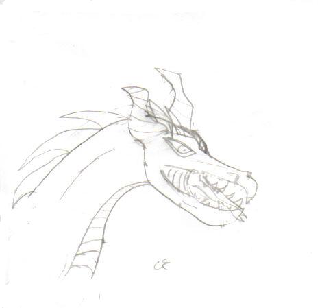 Evil Disney dragon by Flarecat