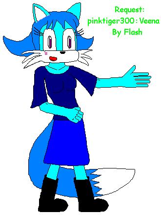 Request: Veena by Flash by Flash_the_Hedgebot
