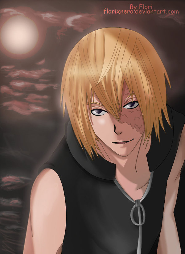Under the red moon - Mello by Flori-Hatake