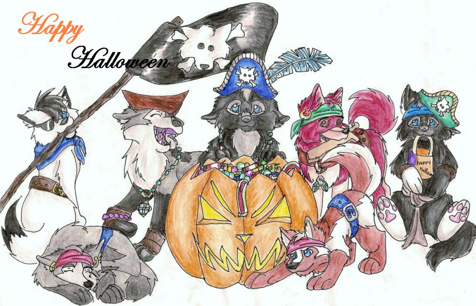 halloween pirates by Fluffy_fan4774