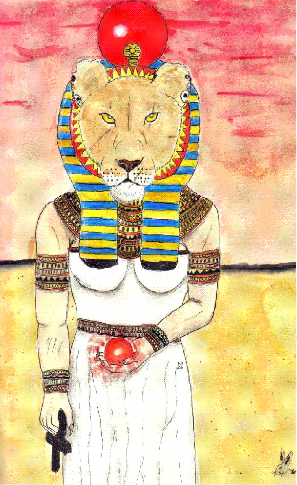 FB'sThe lioness headed goddess: Sehkmet by Fluffybunny