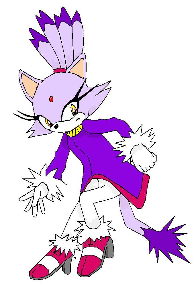 Blaze the new cat character by Fluffybunny