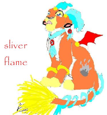 sliver flame as aTLK character by Fluffybunny