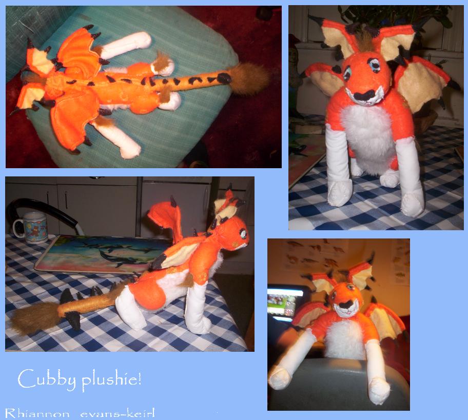 cubby plushie (handmade) by Fluffybunny