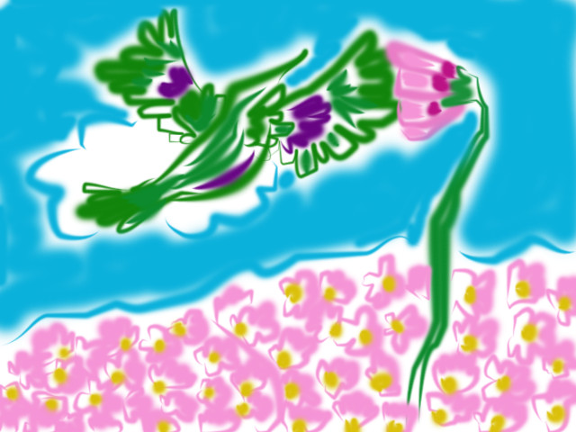 Hummingbird by Fluffypinkcottoncandy