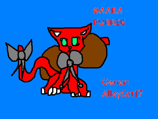 Gaara Furrie by FluffysPrincess2968