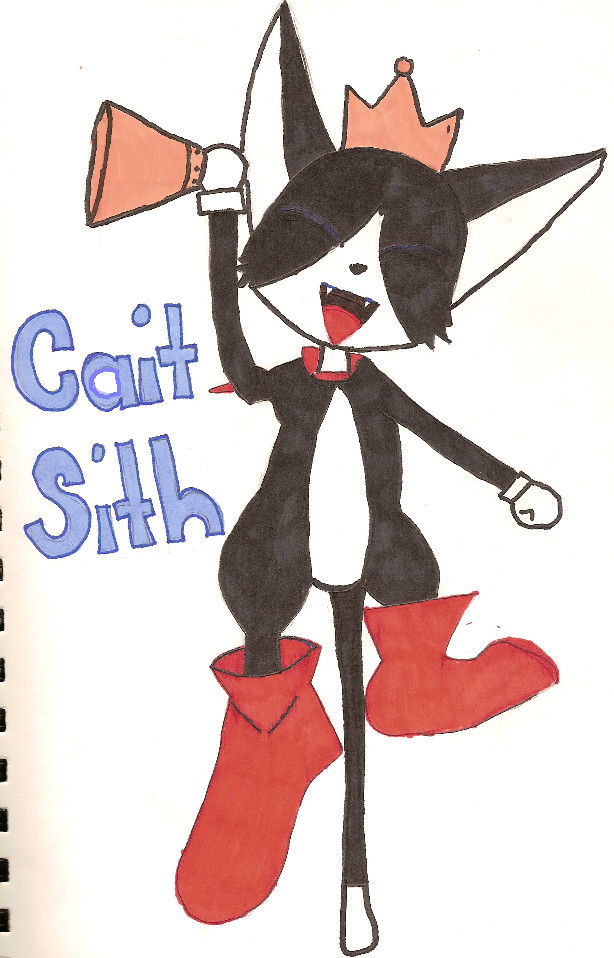 Cait Sith by FlurryofDancingFlames04
