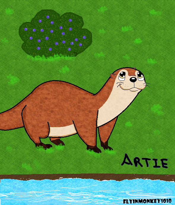 Artie the Otter by Flyinmonkey1010