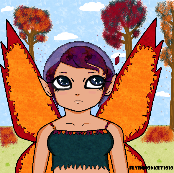 Autumn Fairy by Flyinmonkey1010