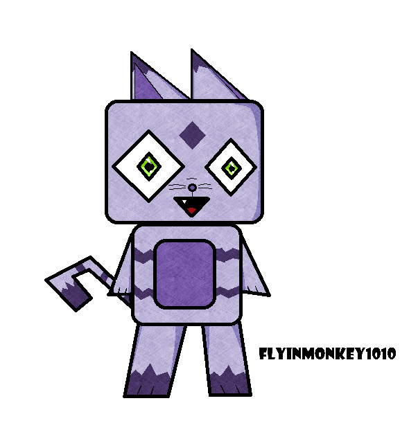 Block Cat by Flyinmonkey1010