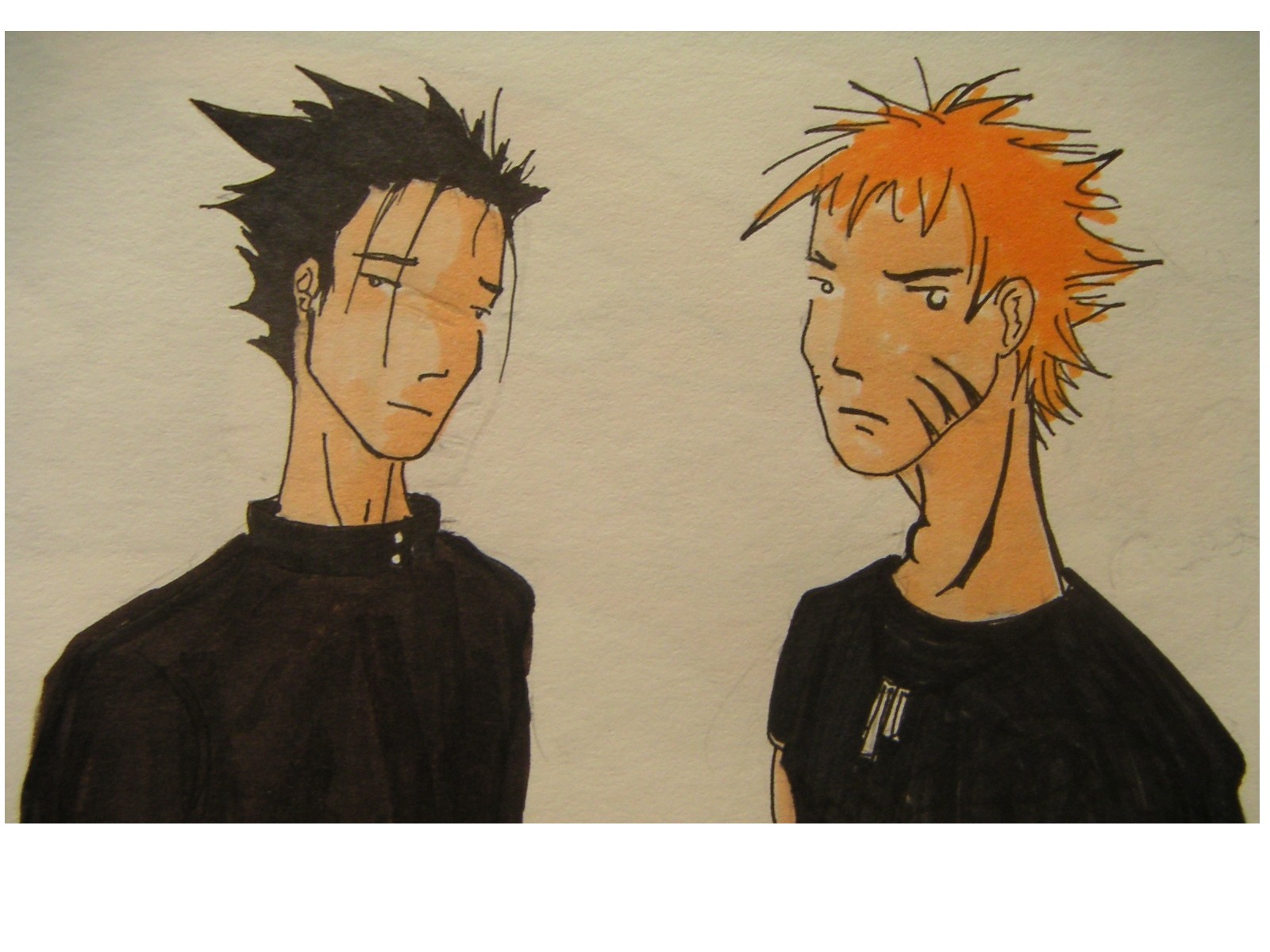 Sasuke and Naruto by Fogwa