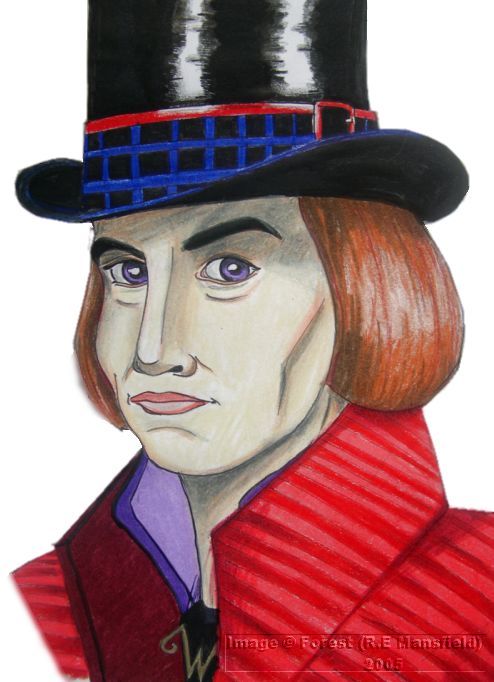 Wonka Portrait - MEOW! by Forest