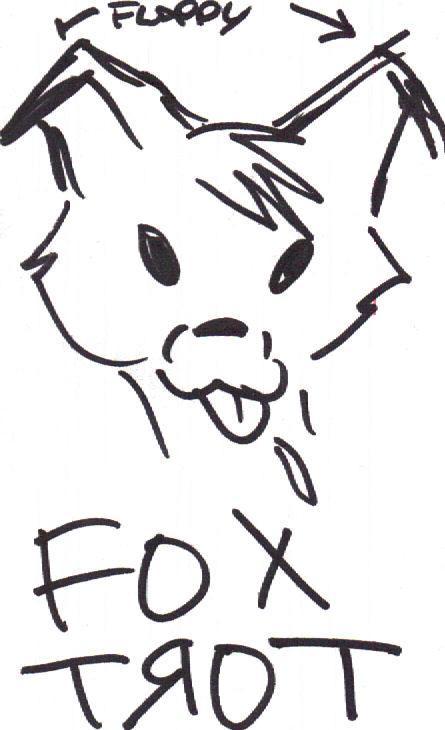 Note Card Fox by FoxTrot