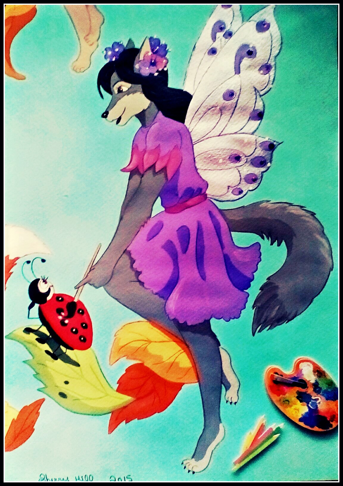 The Wolf Fairy by FoxyFlapper
