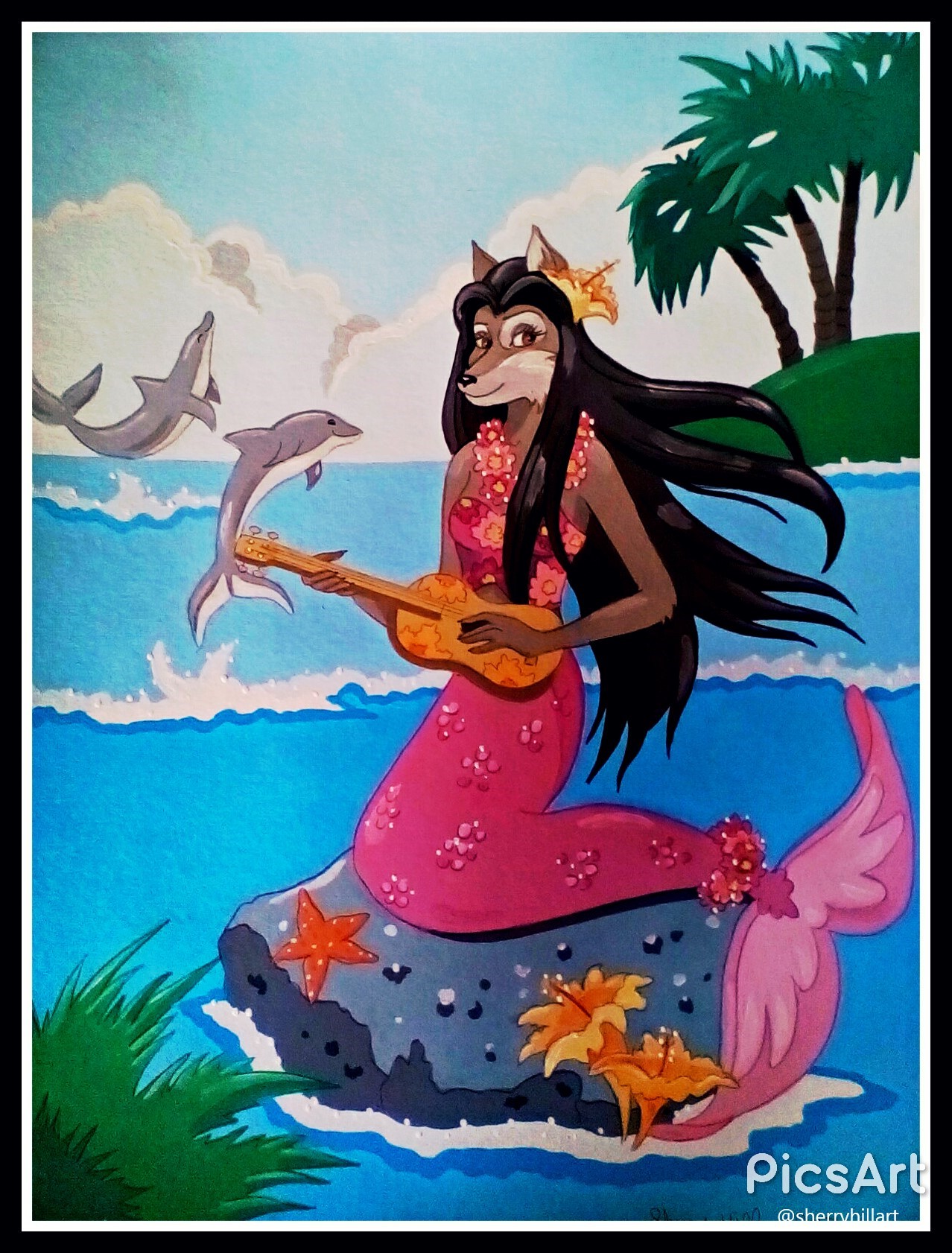 Ukulele Lady by FoxyFlapper