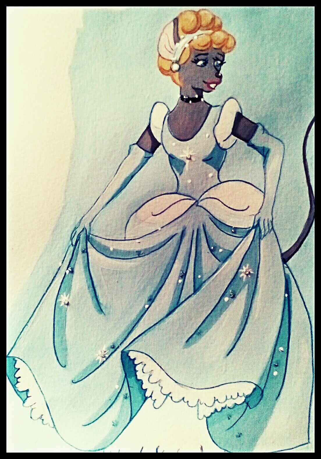 Cinderella Mouse by FoxyFlapper