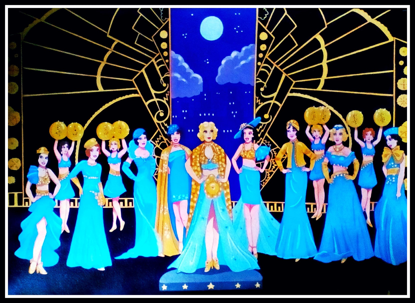 Art Deco Divas by FoxyFlapper