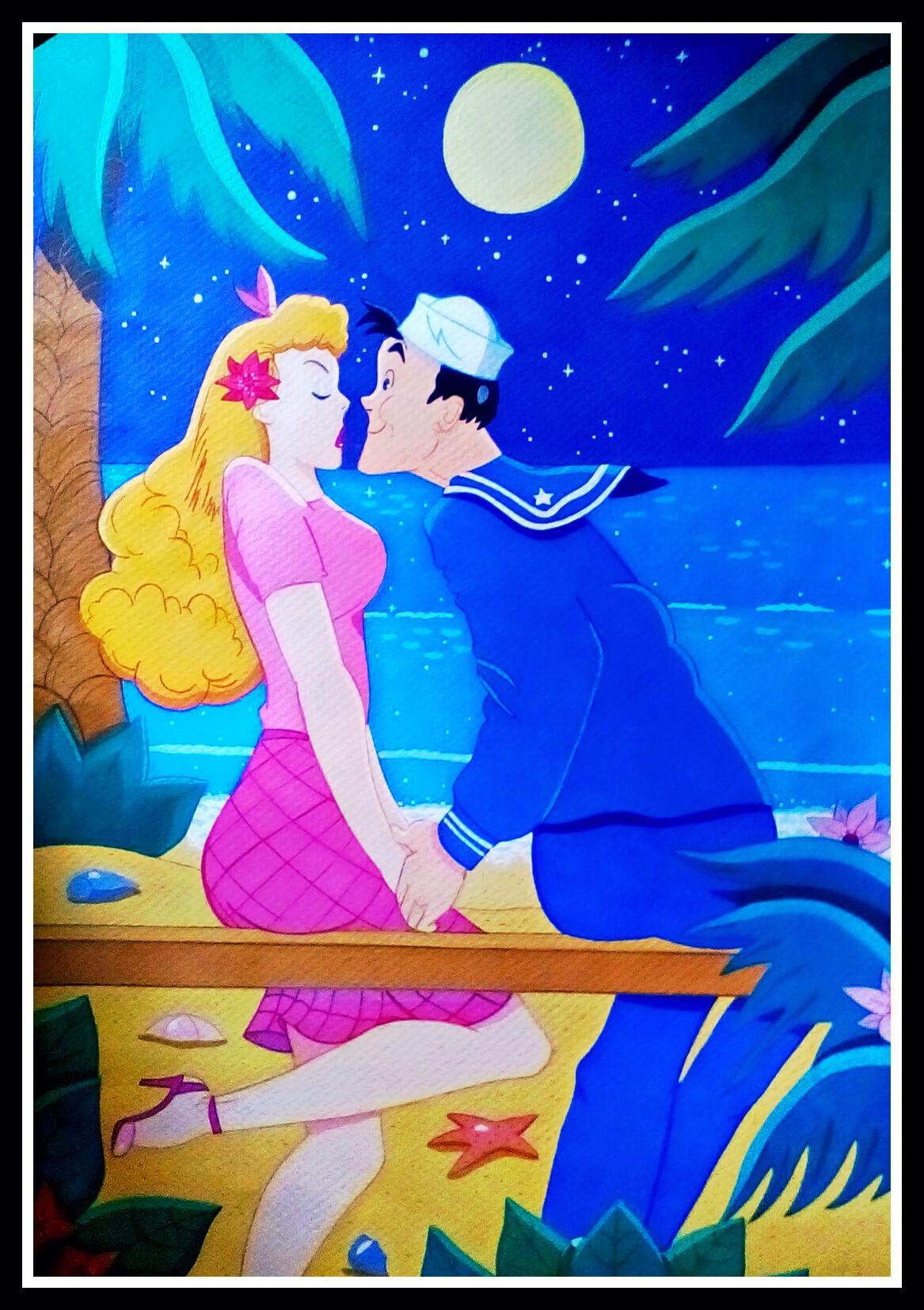 1940's Sailor And Girl 1 by FoxyFlapper