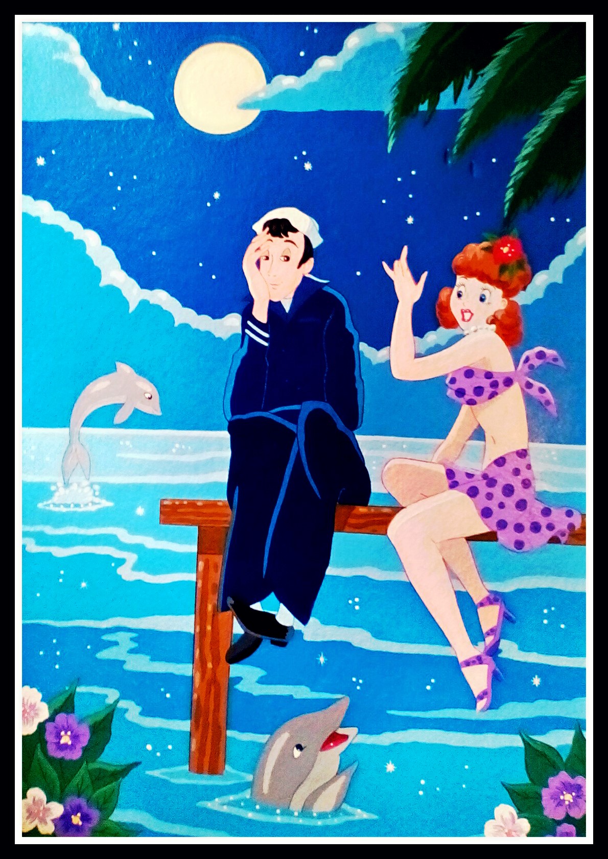 1940's Sailor And Girl 2 by FoxyFlapper
