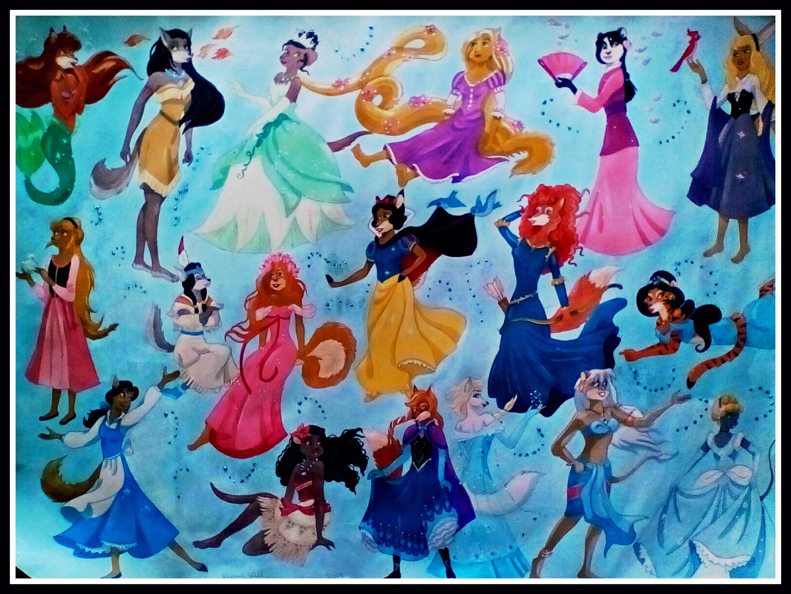 Disney Furry Princesses by FoxyFlapper