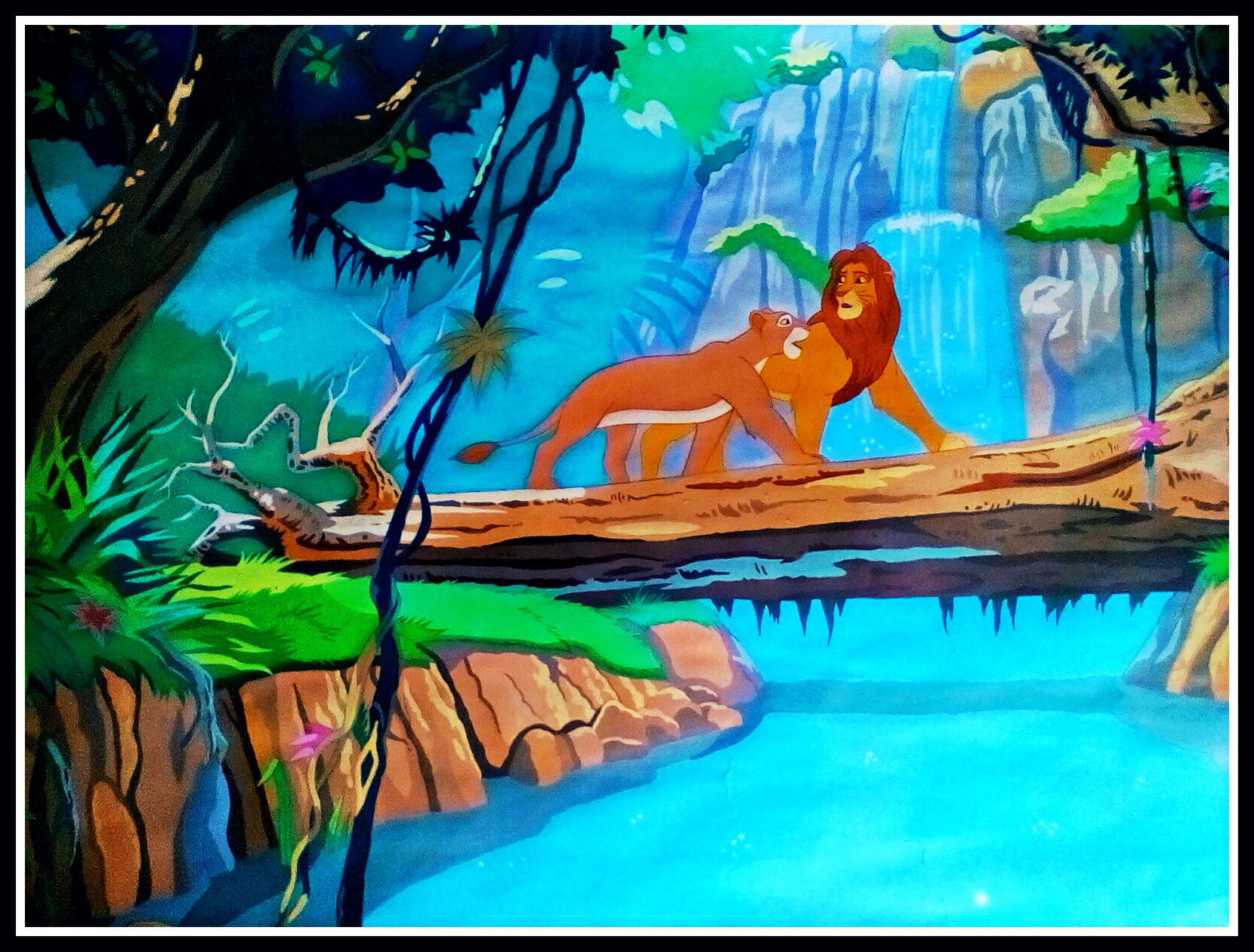 Simba and Nala by FoxyFlapper