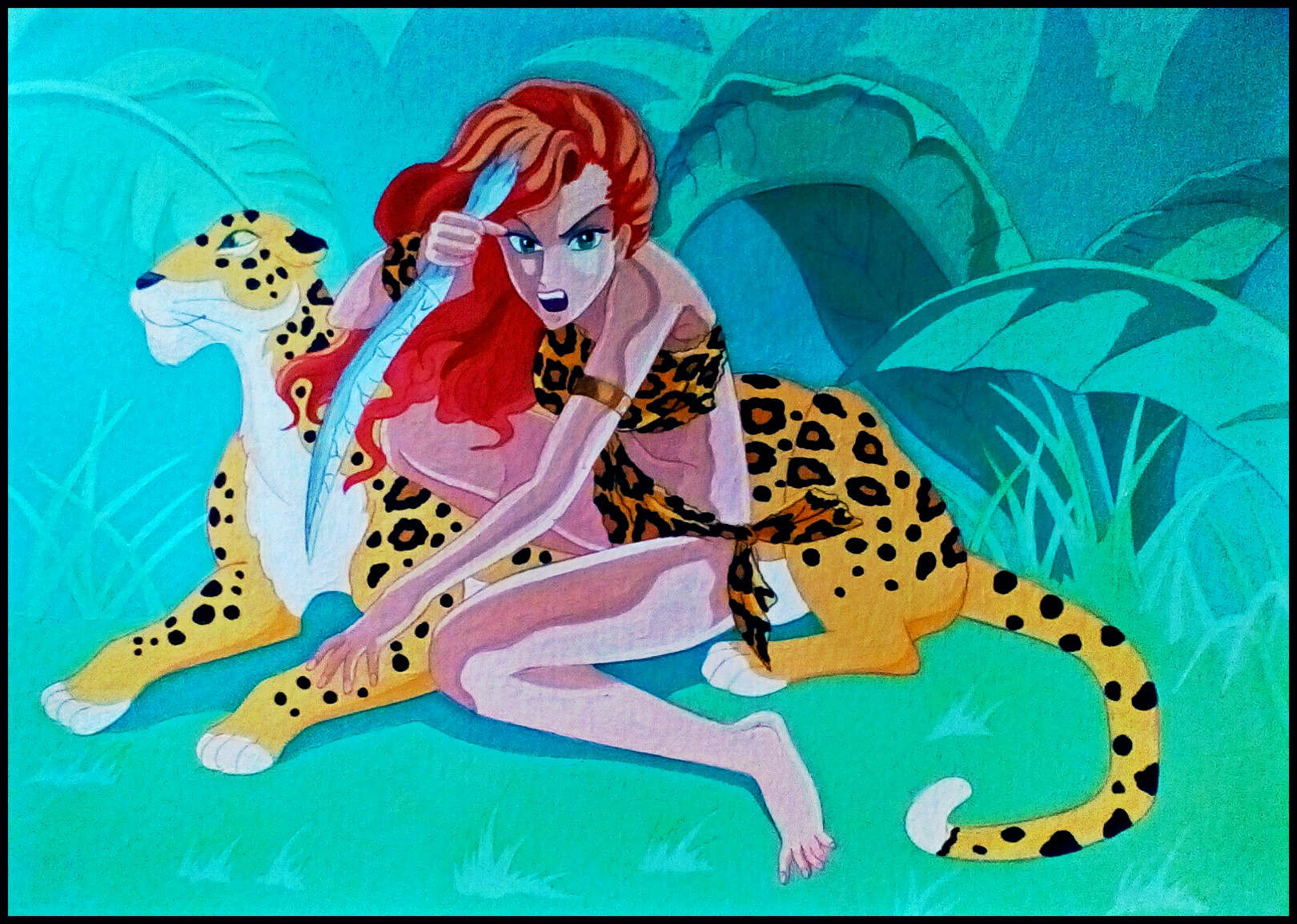 Jungle Girl by FoxyFlapper