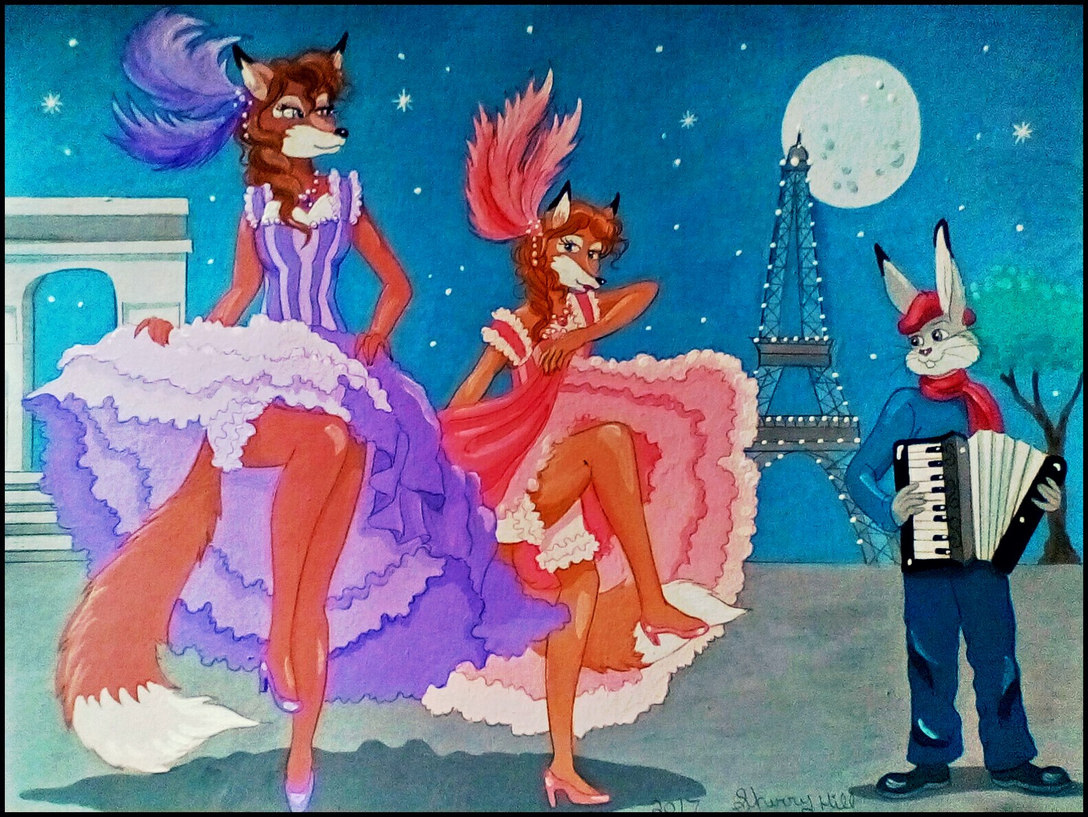 Paris Accordian by FoxyFlapper