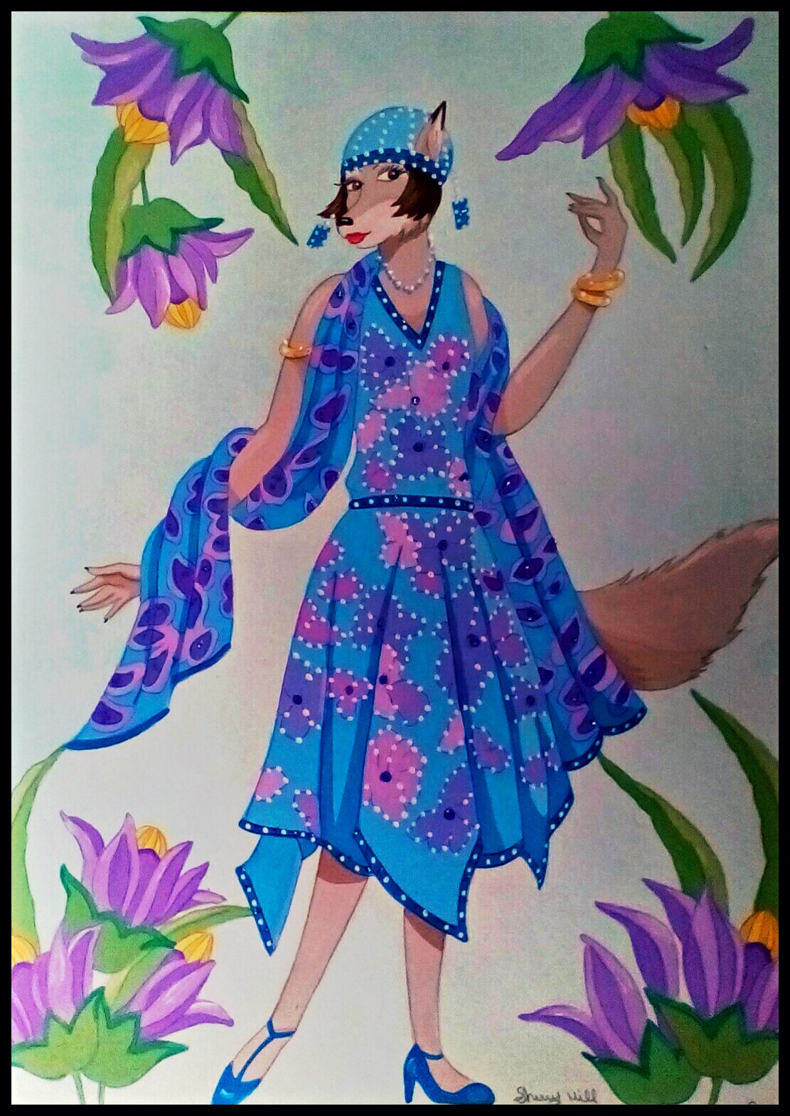 Wendy The Wolf Flapper by FoxyFlapper